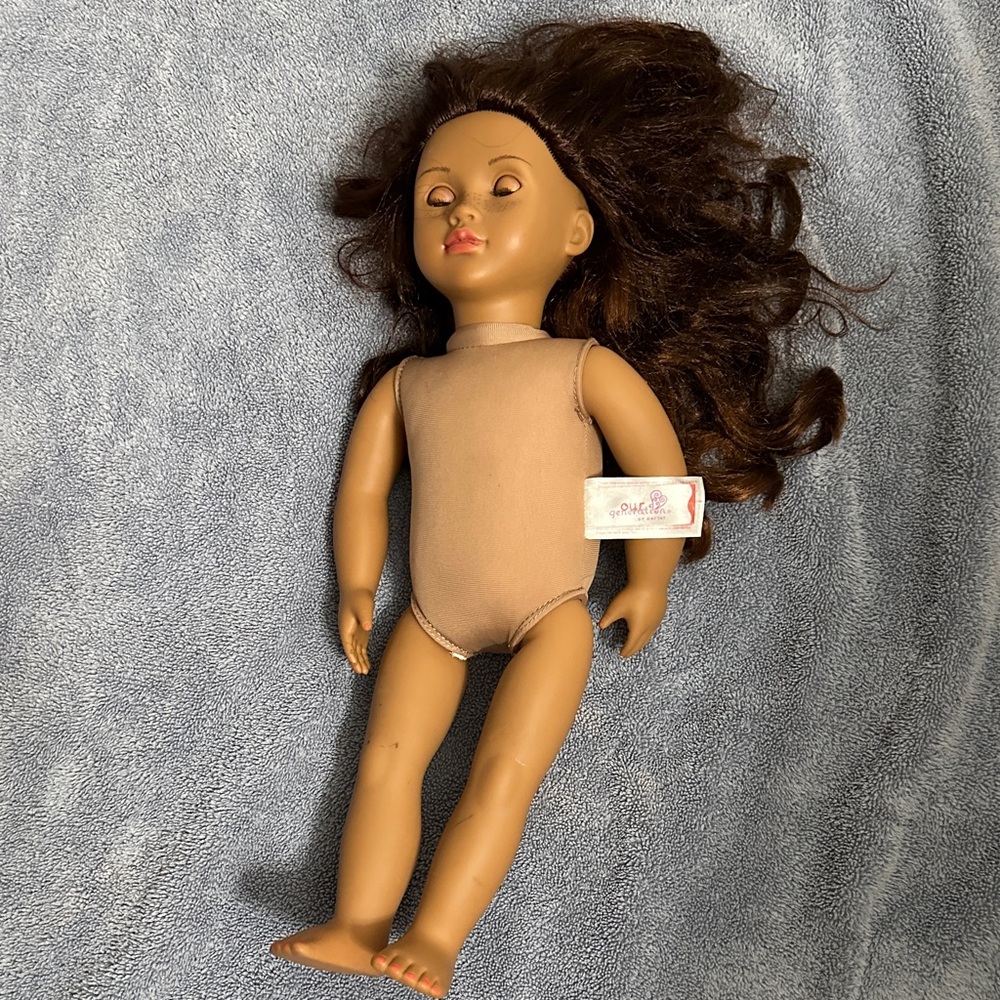 Our Generation 18” Doll Brown Hair AS IS‎